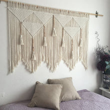 Load image into Gallery viewer, Macrame Wall Hanging Handwoven Bohemian Cotton Rope Boho Tapestry Home Decor