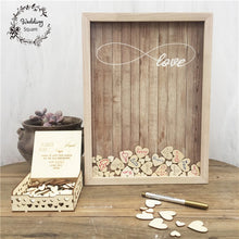 Load image into Gallery viewer, 170pcs Hearts unique Wedding Decoration Rustic Sweet Wedding Guestbook\